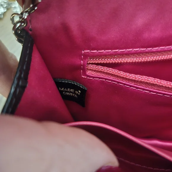 Coach Black Patent Leather Convertible Clutch Crossbody Bag - Picture 5 of 6